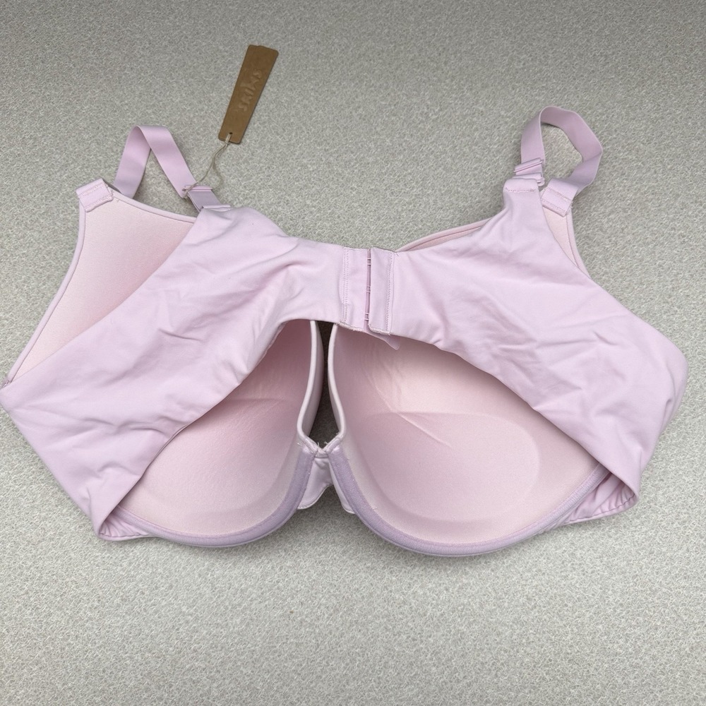Skims Women's Fits Everybody‎ Push-Up Demi Bra DH3 Cherry Blossom Tonal 46DD NWT - Picture 3 of 5